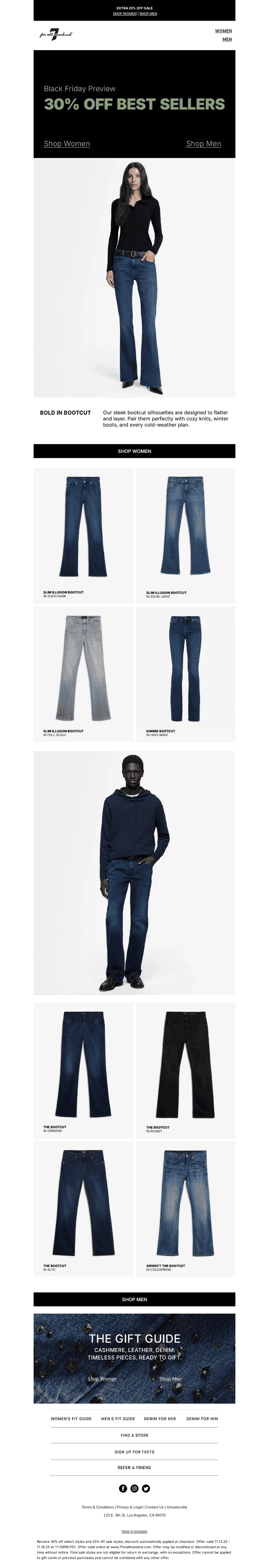 Bootcuts 30% Off—They will sell out.