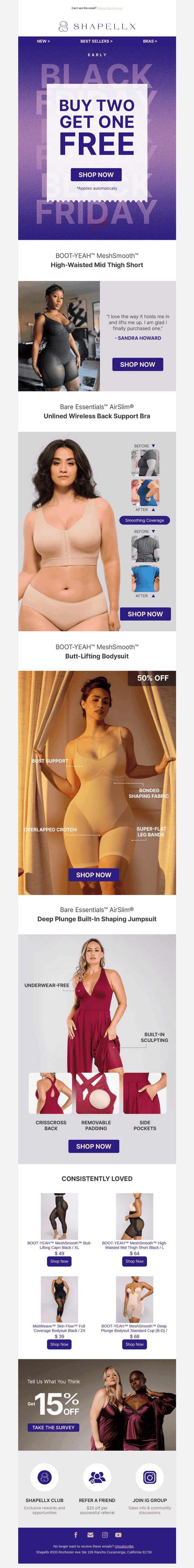 Your Early Black Friday Shapewear Wardrobe is Here✨