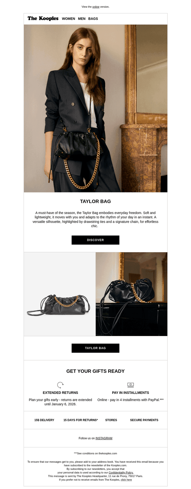 New In: Taylor Bag