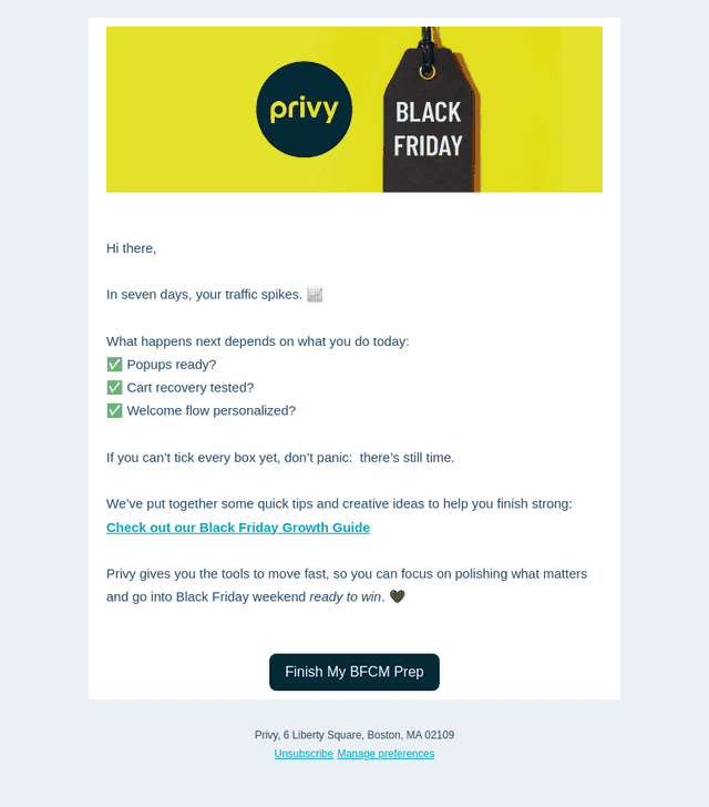 Black Friday: Next week decides your Q4.