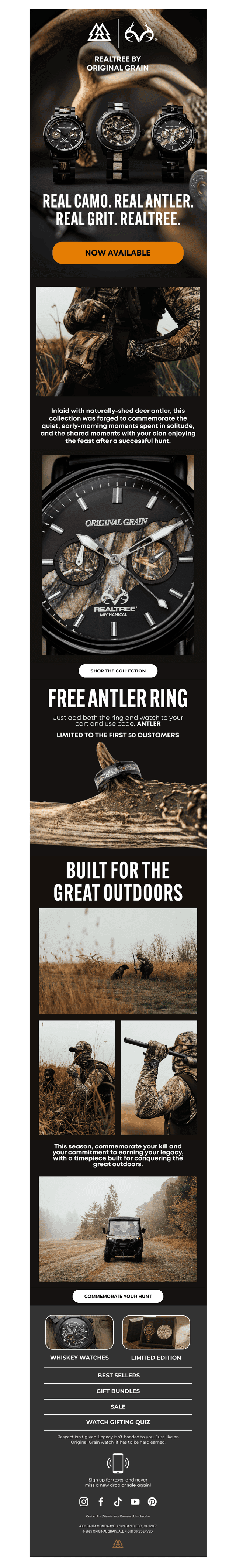 Realtree x Original Grain 🦌