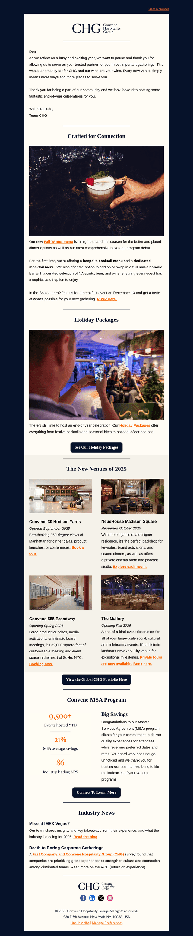 Convene email from Thu, Nov 20, 2025