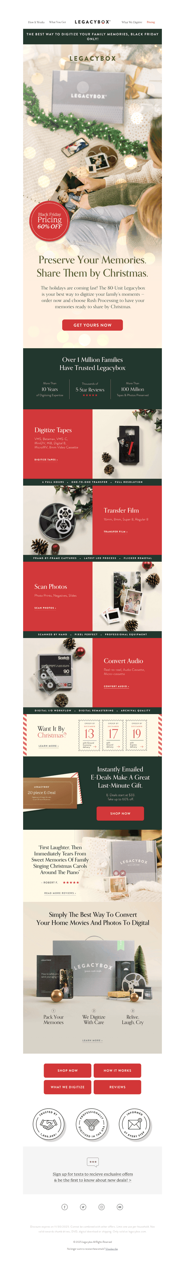 Still Time to Digitize Before Christmas 🎄