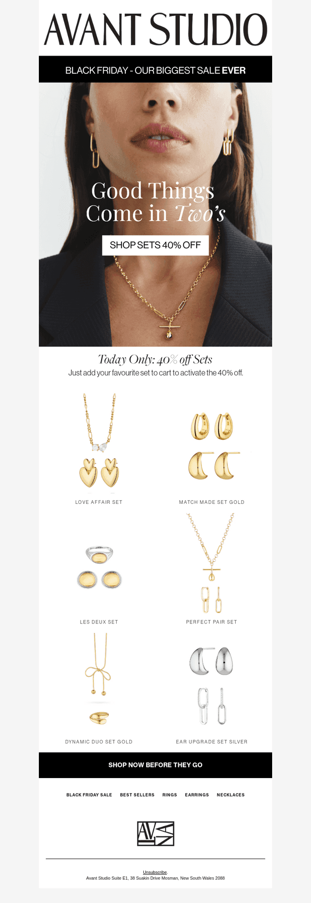 40% off your favourite gift sets