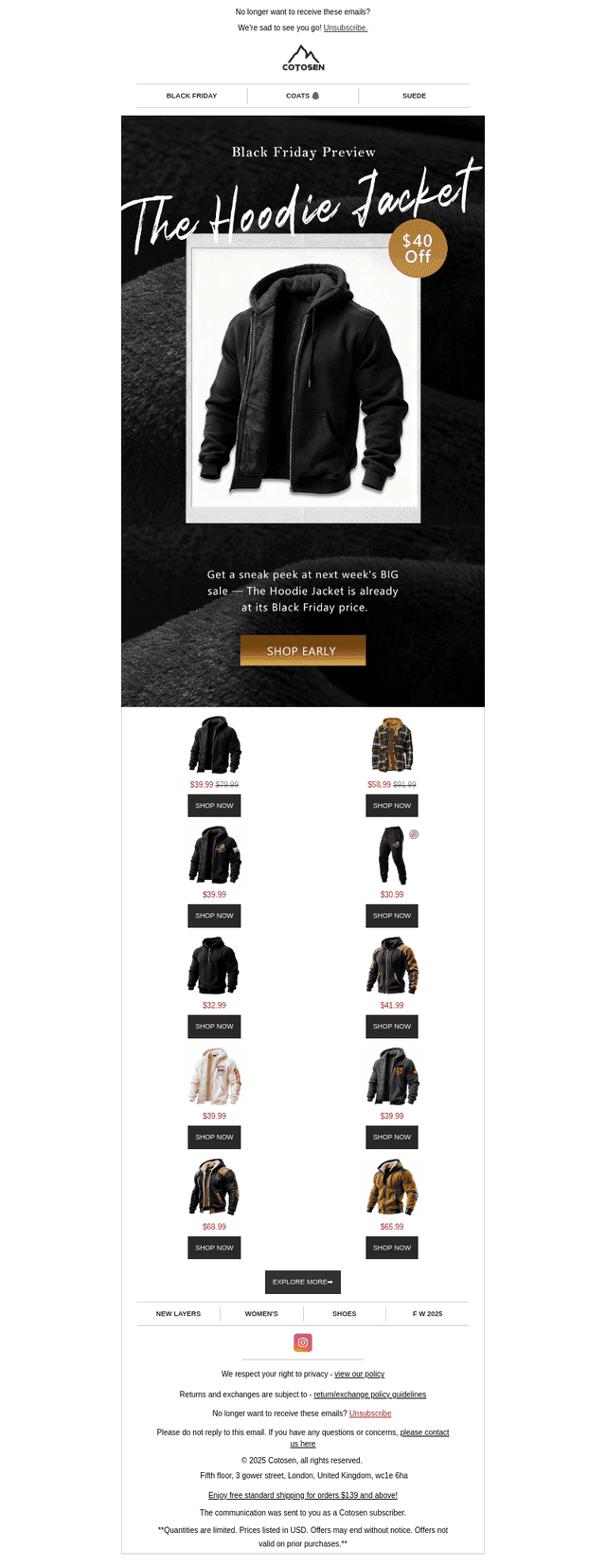 Black Friday Preview: The Hoodie Jacket