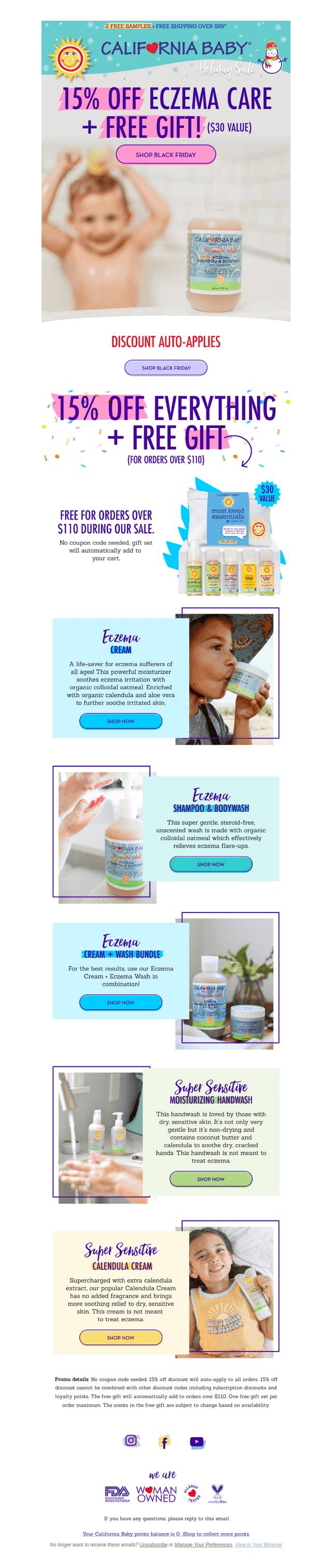 Extra 15% Off Eczema Essentials ♥️