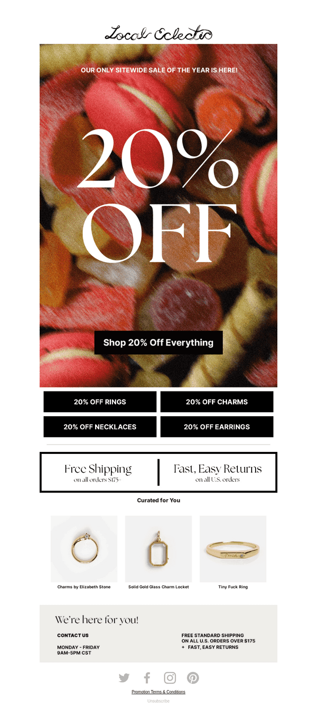 ⭐ 20% OFF EVERYTHING ⭐