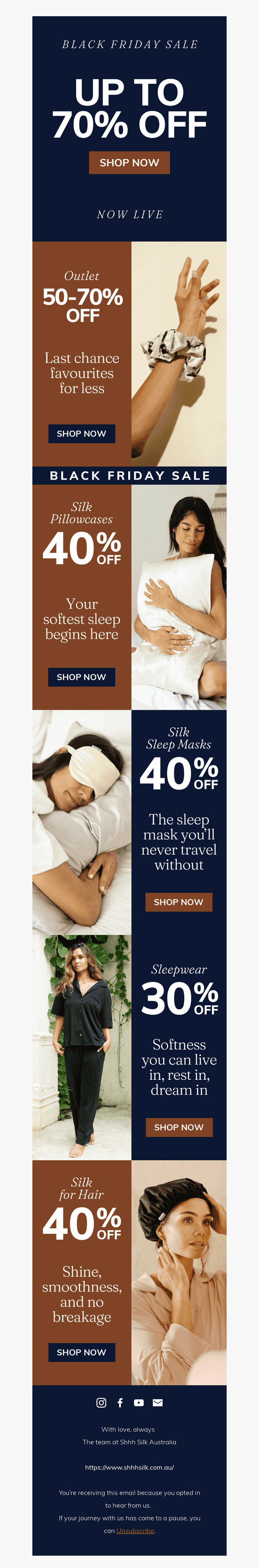 Up to 70% OFF sitewide