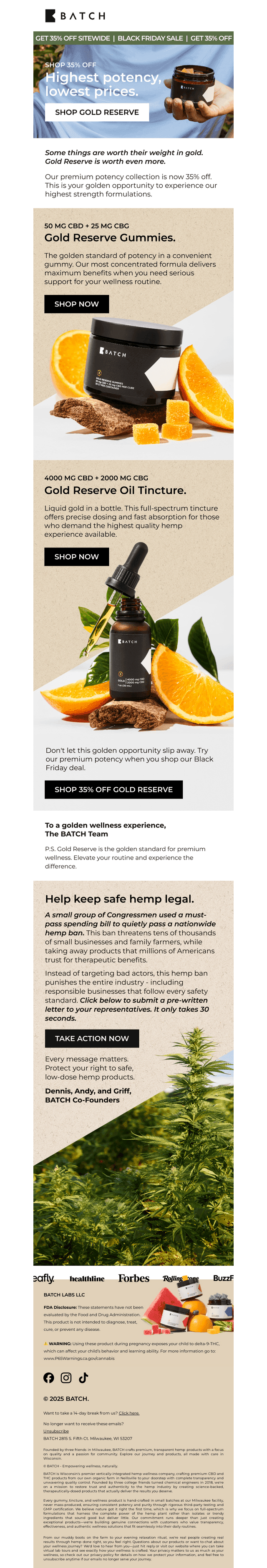Highest potency products at their lowest prices.