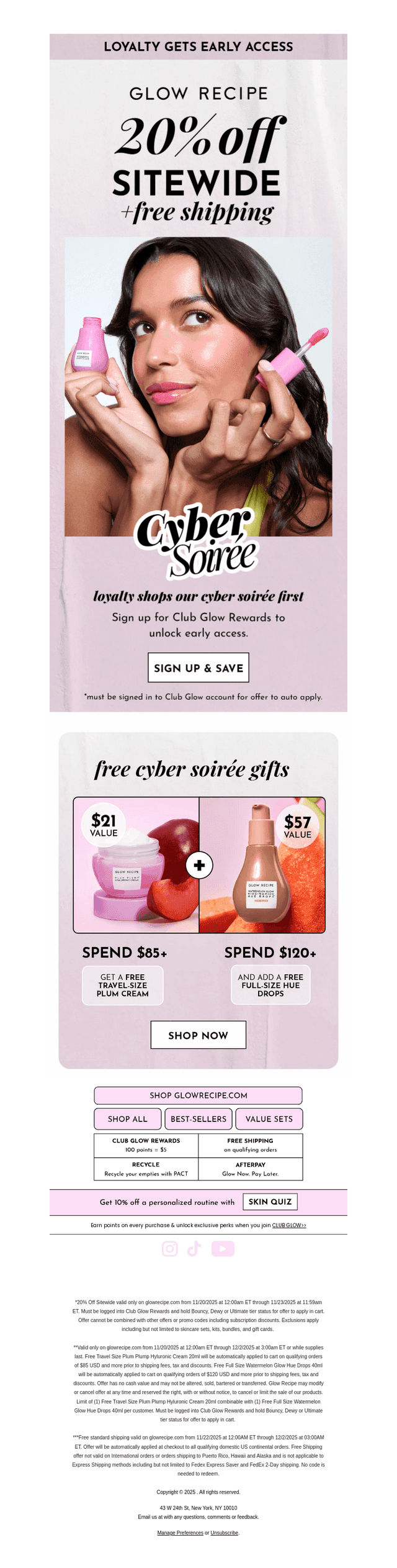 You get first dibs: 20% Off Sitewide