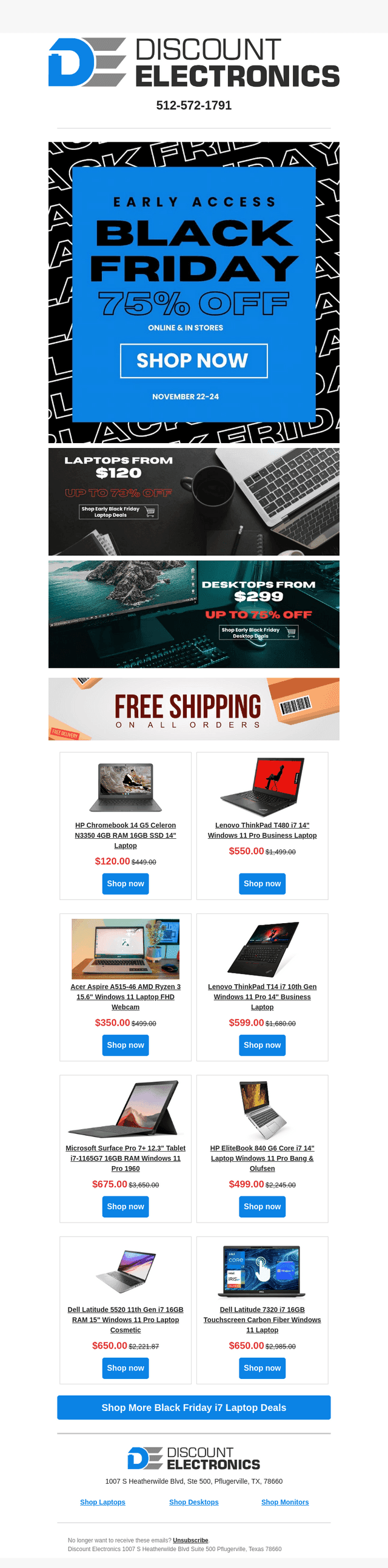 BF Early Access - 75% Off Sitewide Laptops & PCs