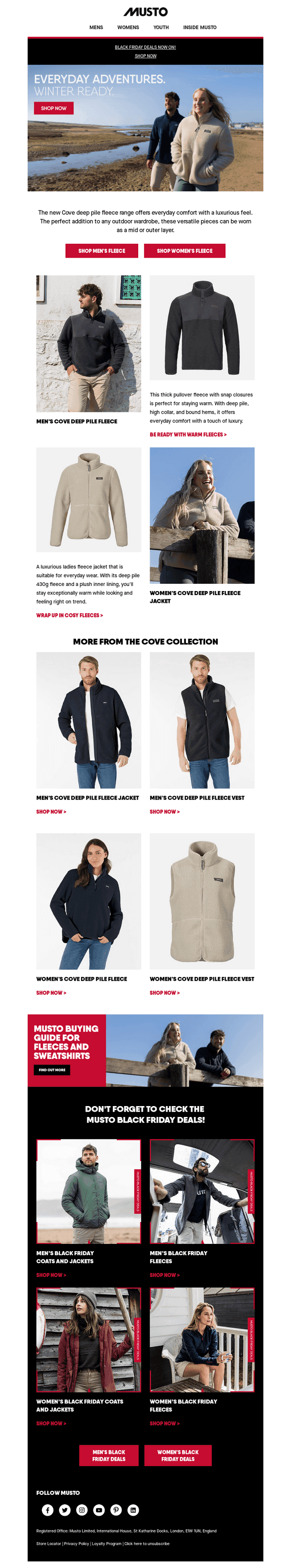 Wrap up in Cove deep pile fleeces
