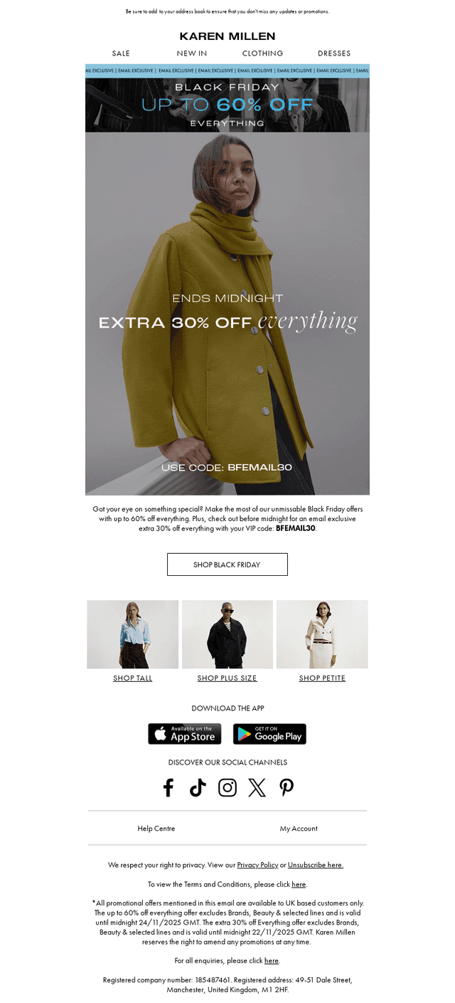 WEEKEND TREAT | Extra 30% Off Everything