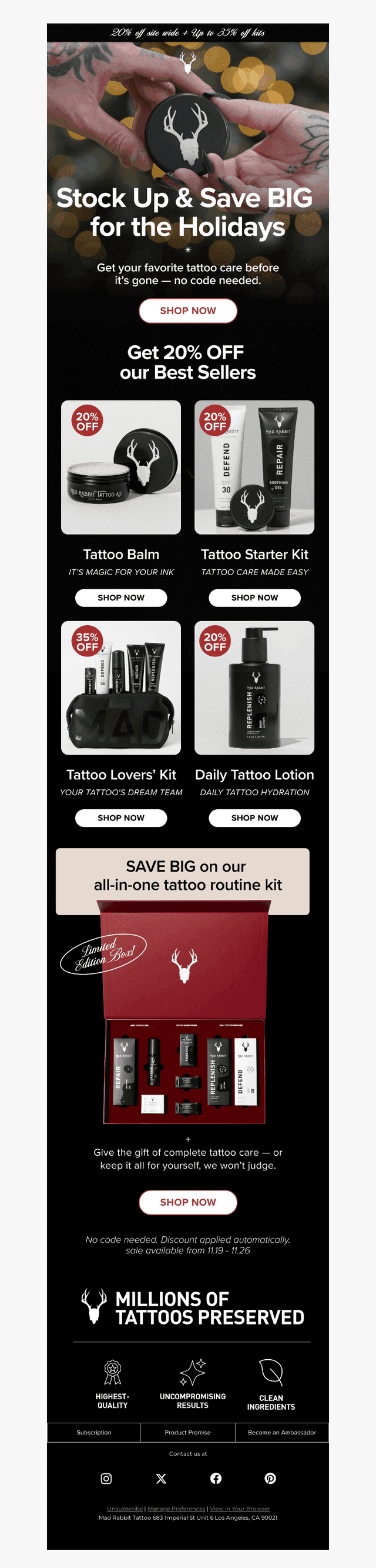 Up to 35% off UNLOCKED 🔓