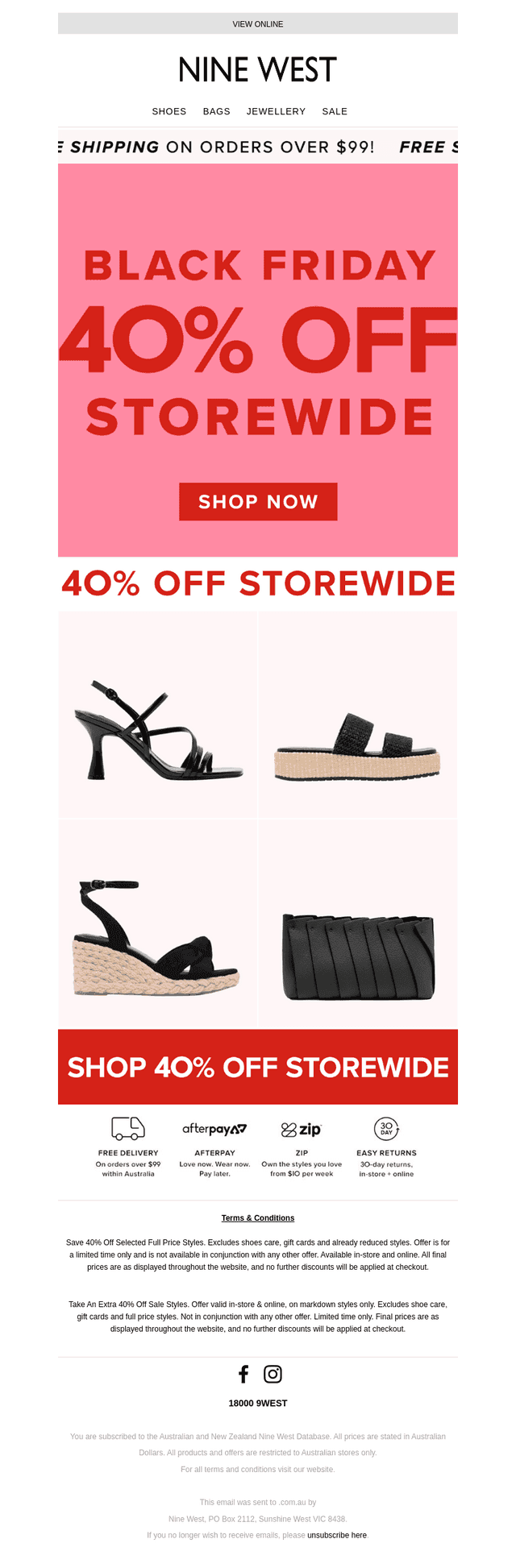 40% OFF Everything