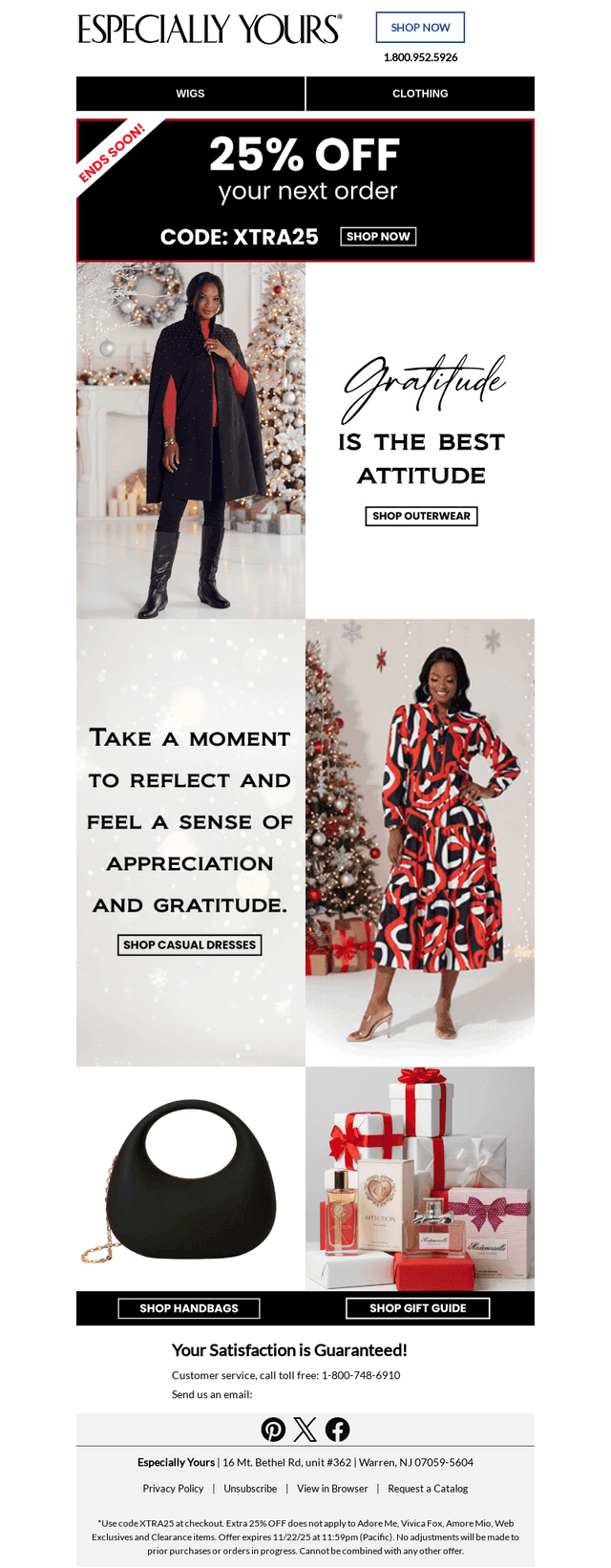 Ends Soon! 25% Off Fabulous Finds