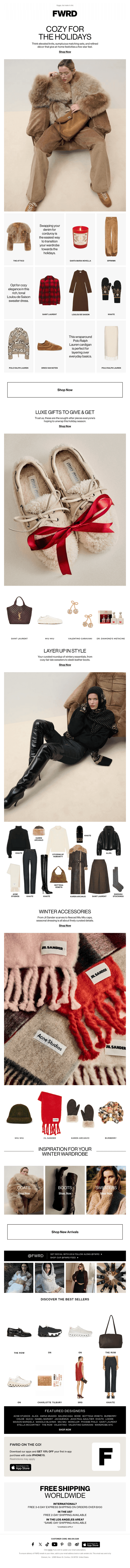Cozy dressing has never looked so stylish