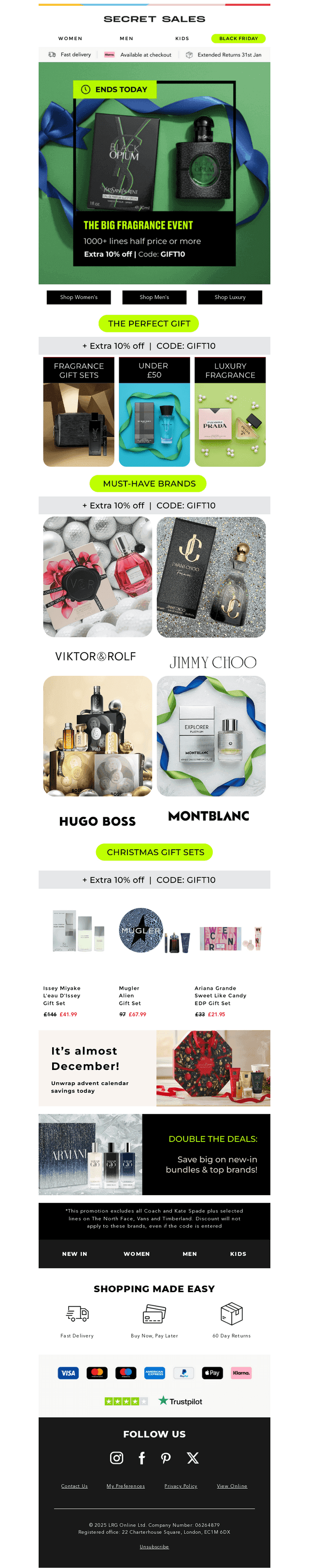 Fragrance +EXTRA 10% Ends Today ⌛