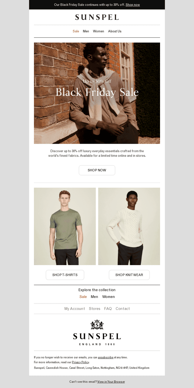 Our Black Friday Sale Continues