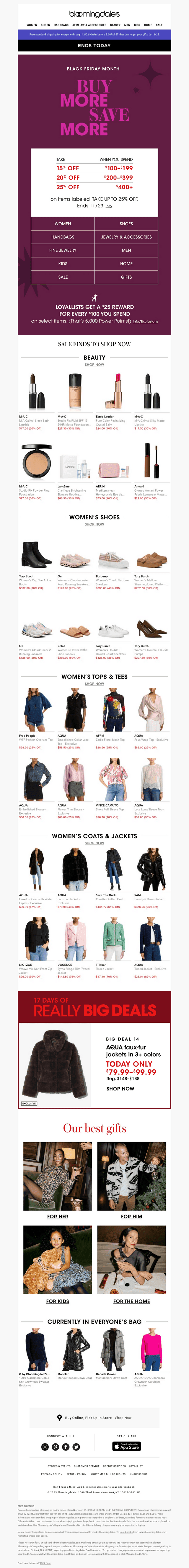 Ends today! Take 15-25% off