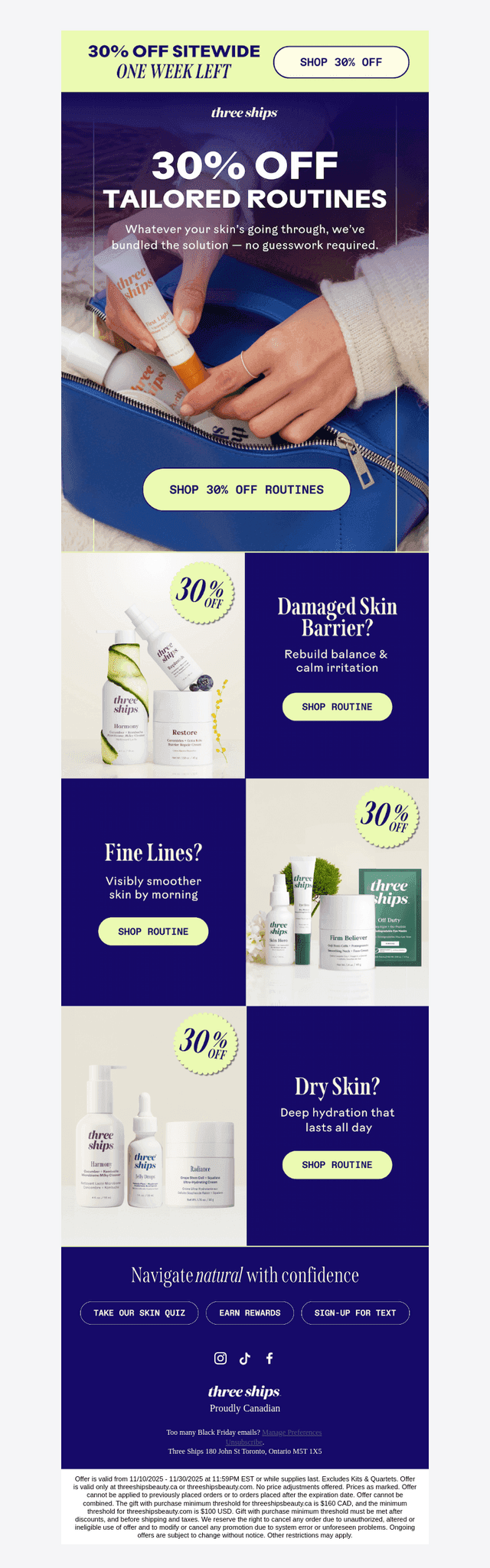 30% OFF All Routines