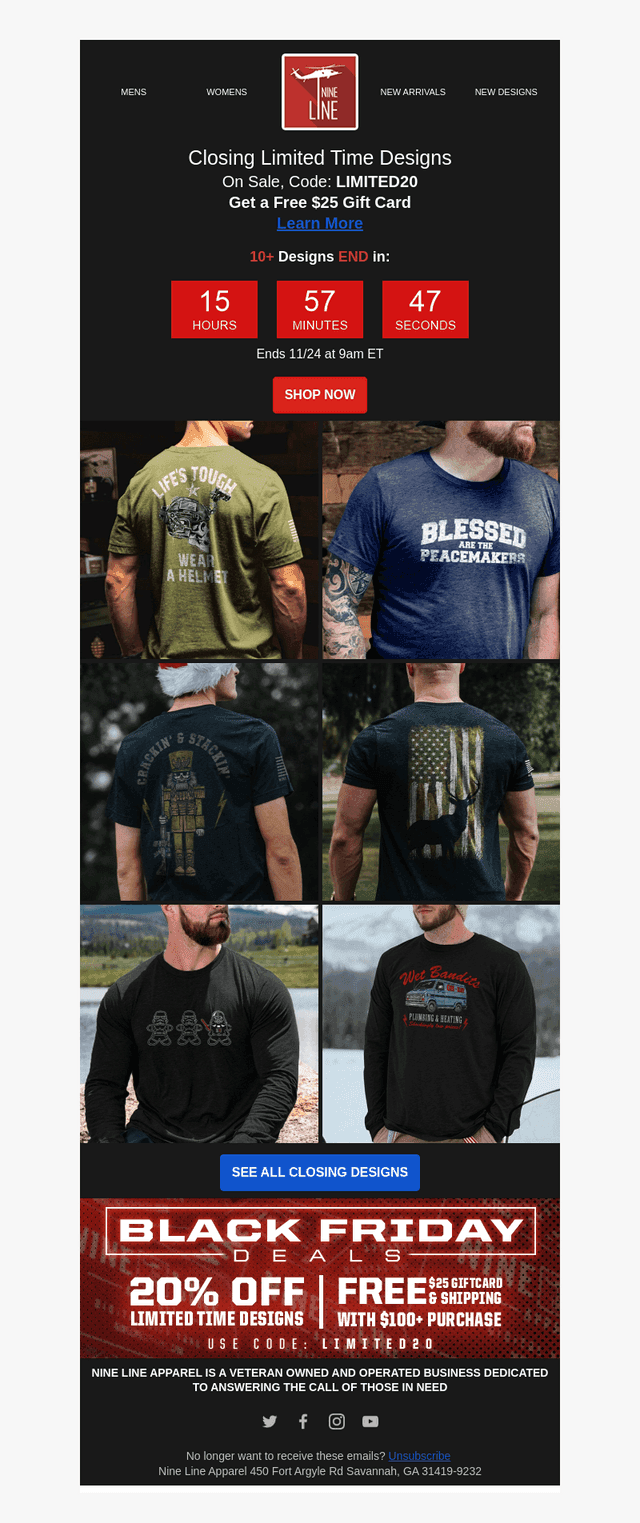 Hurry! Designs Ending Soon...