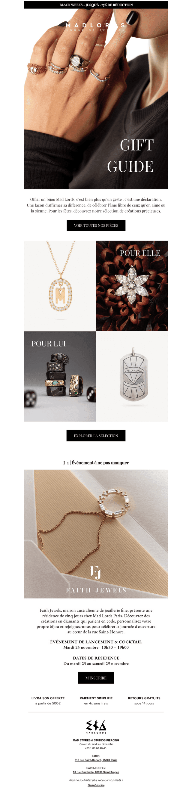 Cadeaux précieux, esprits libres