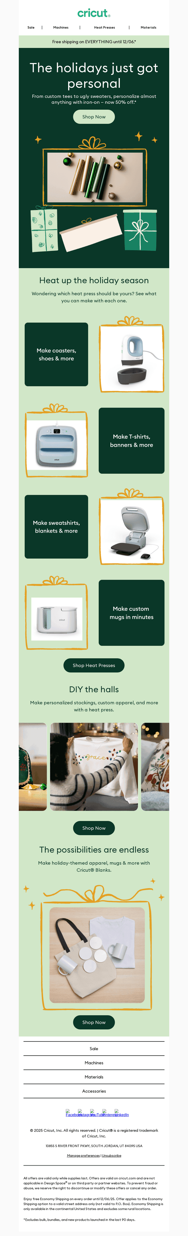 Take 50% off iron-on now!