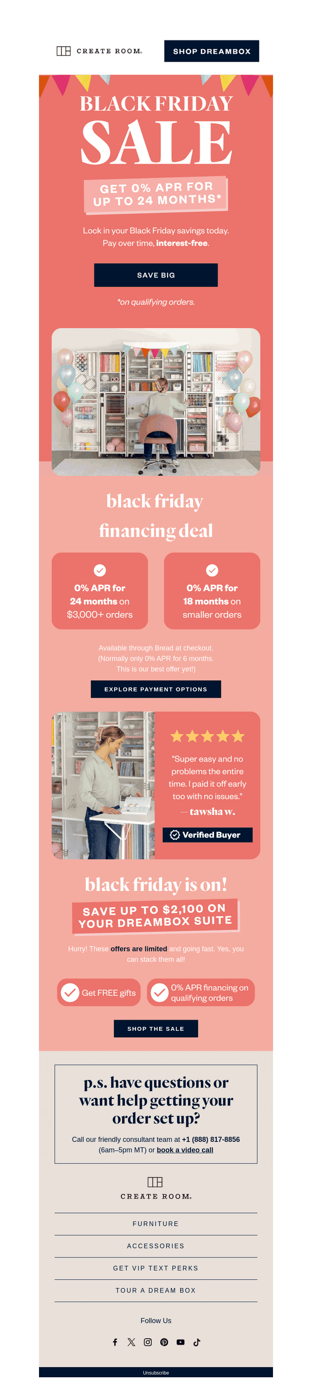Get 24 months, 0% APR (yes, really) 🖤