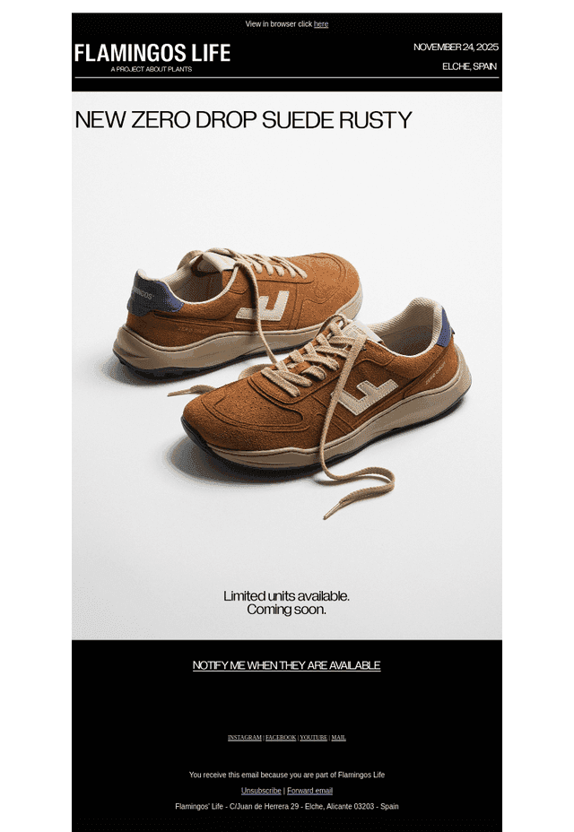 New Zero Drop Suede Rusty | Coming Soon