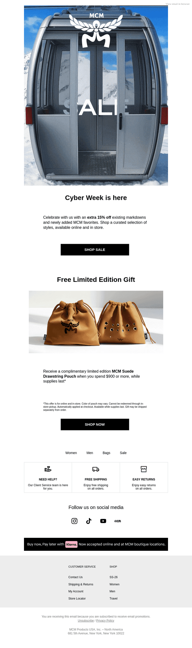 Cyber Week Surprise