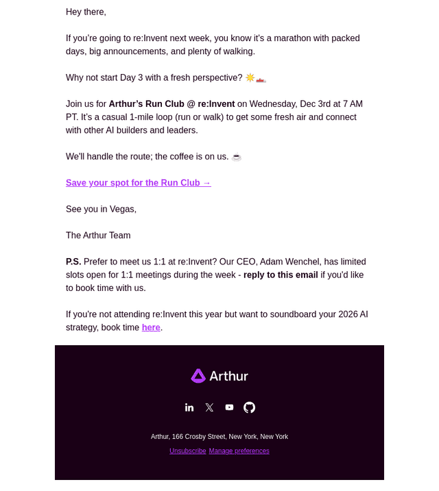Heading to re:Invent next week?