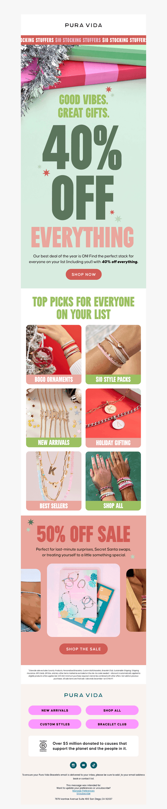 40% Off Your Holiday Shopping List🎄✨