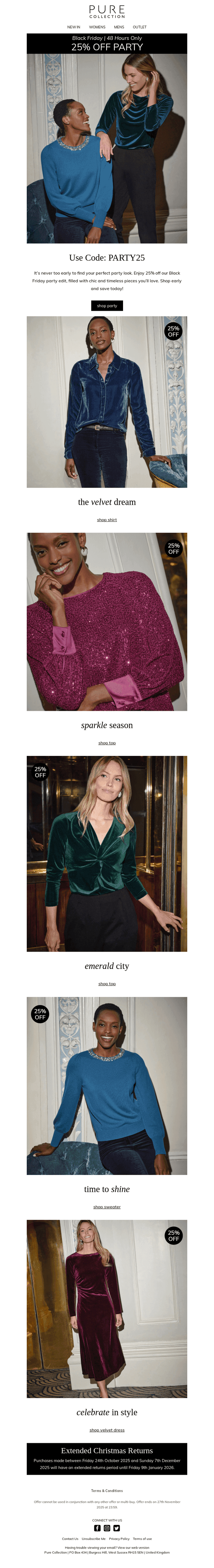 25% off Partywear| 48 Hours Only