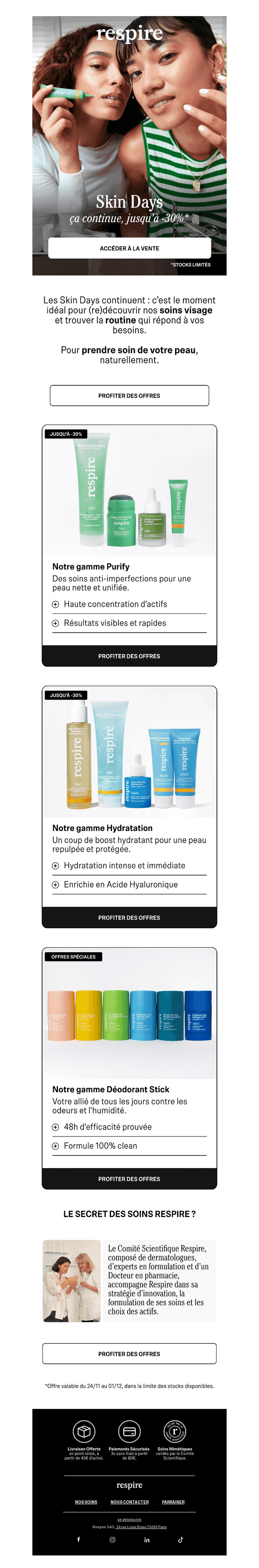 Jusqu'à -30% de remise