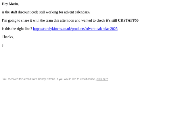 is the code live?