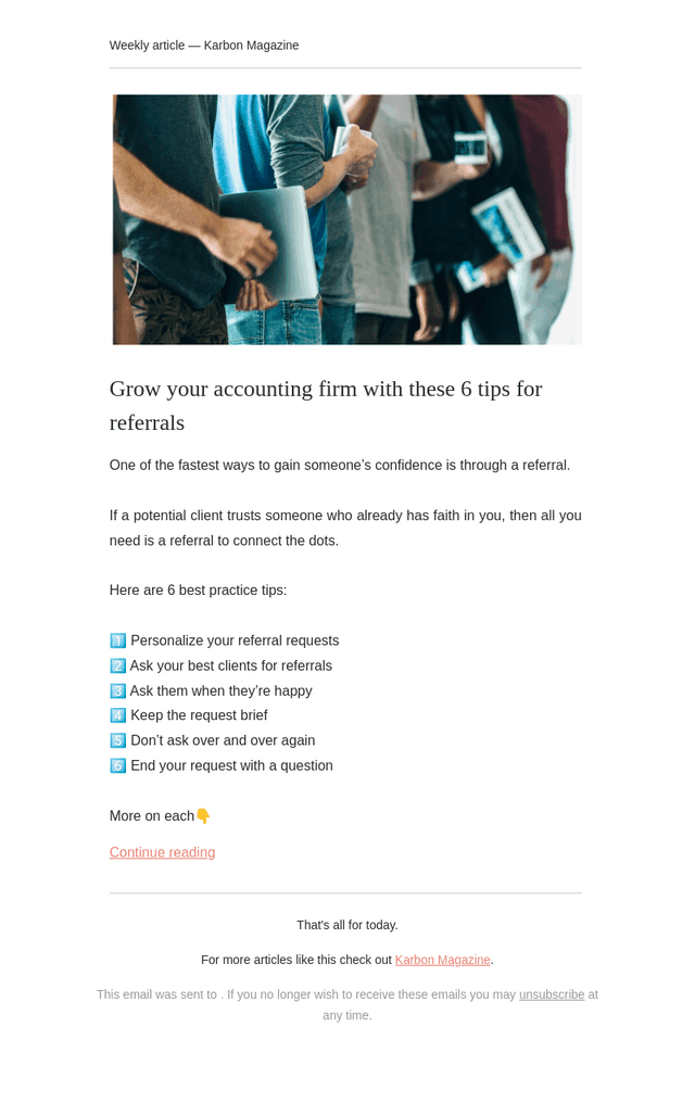 6 tips for your client referral strategy