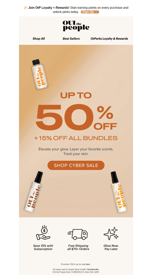 Cyber Week Is On - Don’t Miss Out! 🧡