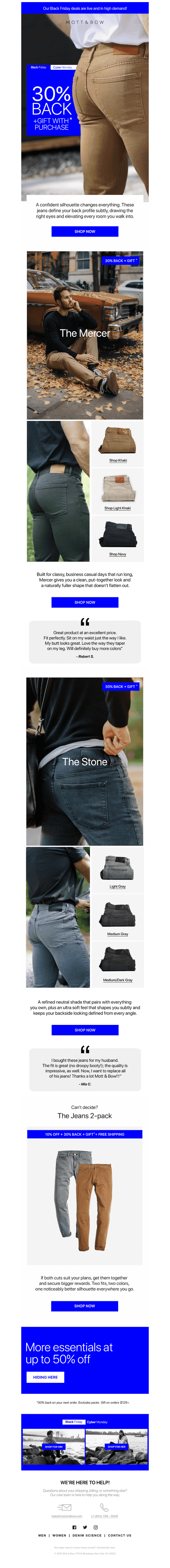 These anti flat-butt jeans go fast.