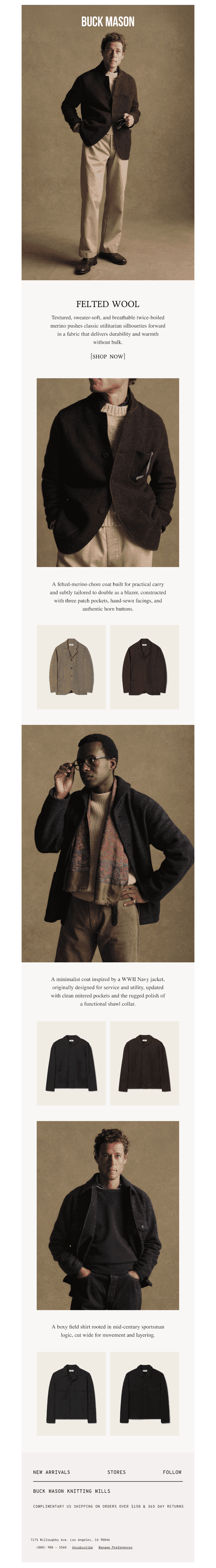 Three Takes on Felted Wool