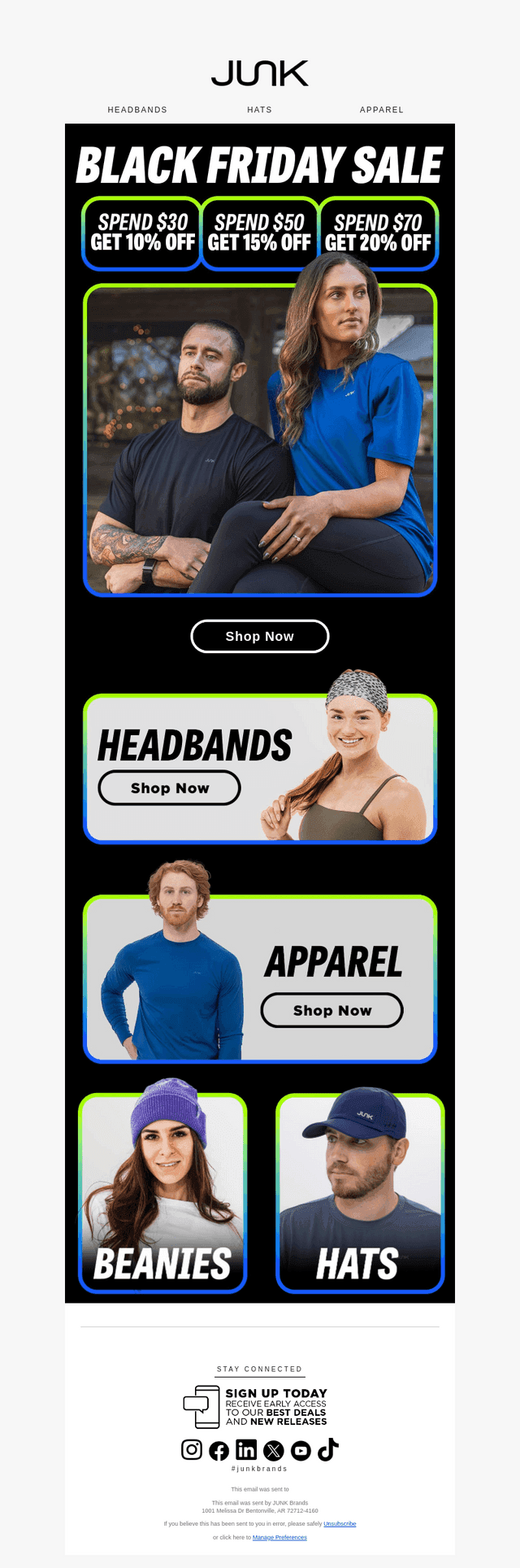 JUNK's Black Friday Sale is Here!