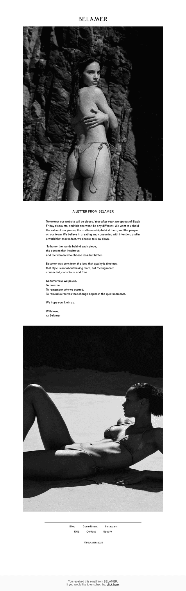 A Letter From Belamer