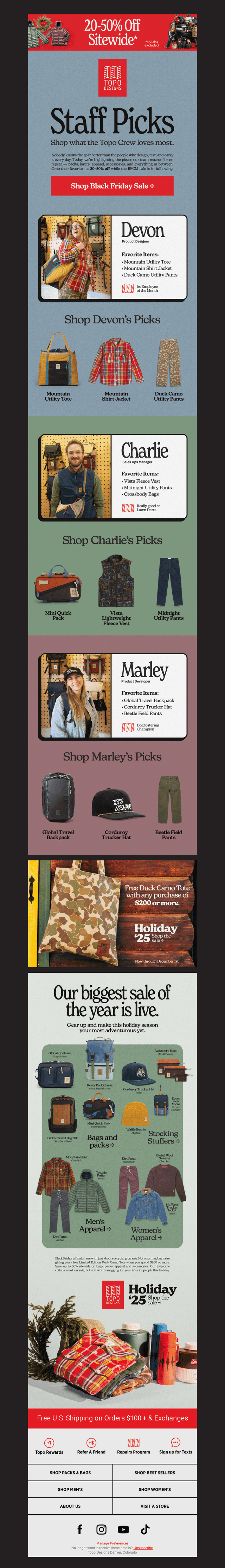 👍 Staff Picks → 20–50% off right now.
