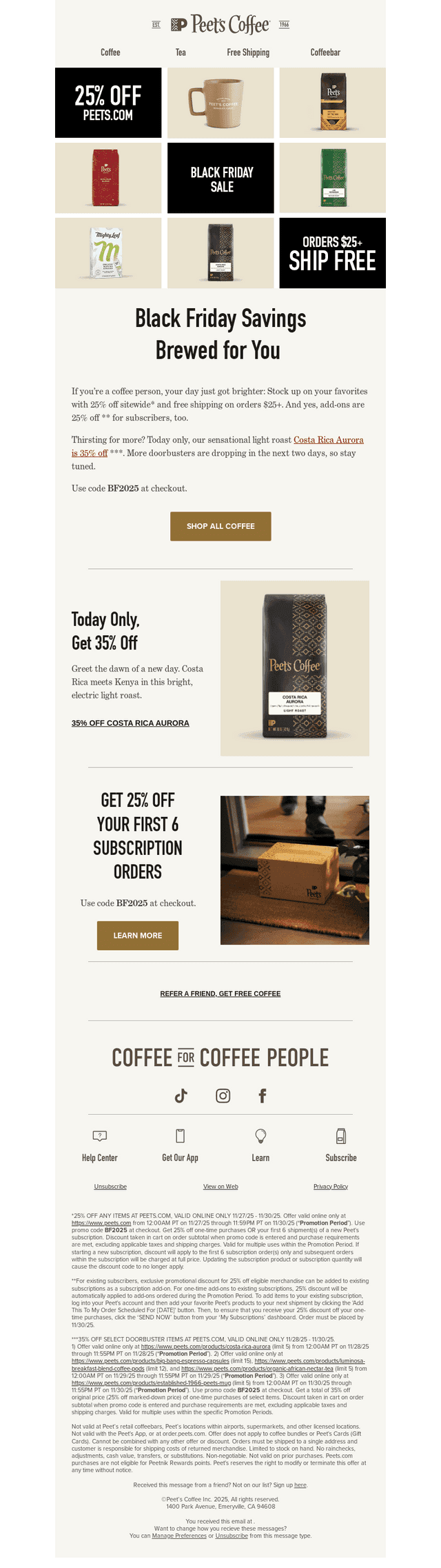 Black Friday starts now: 25% off