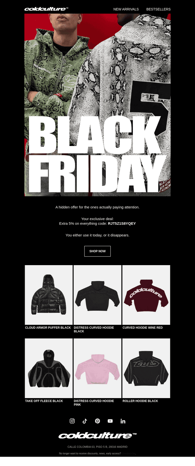 SECRET BLACK FRIDAY ACCESS