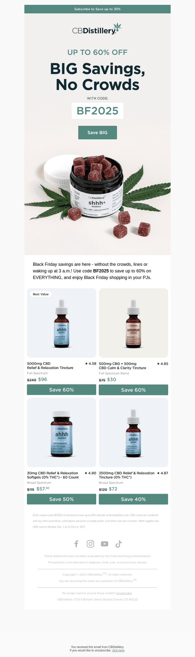 Black Friday Savings without the Crowds!