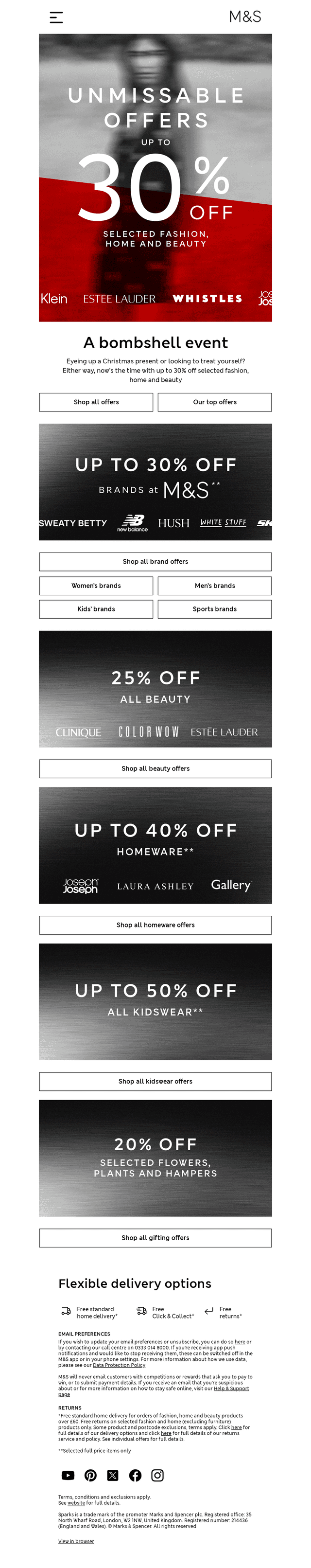 Unmissable savings are here!