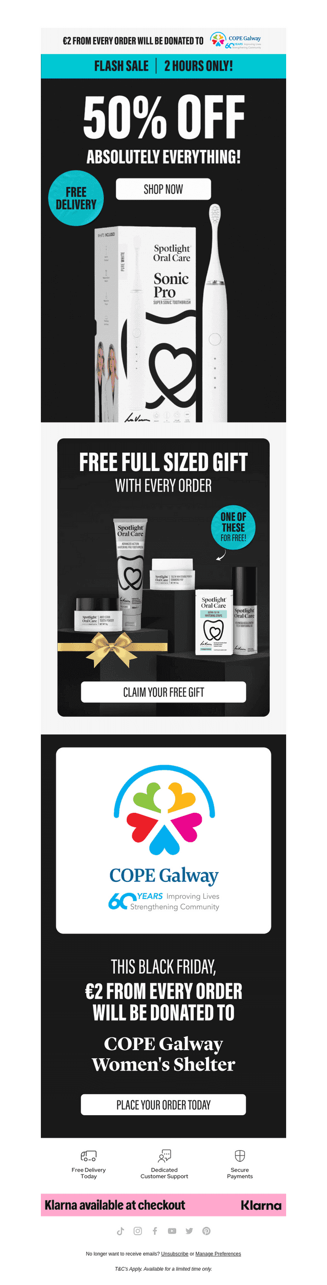 50% off absolutely EVERYTHING