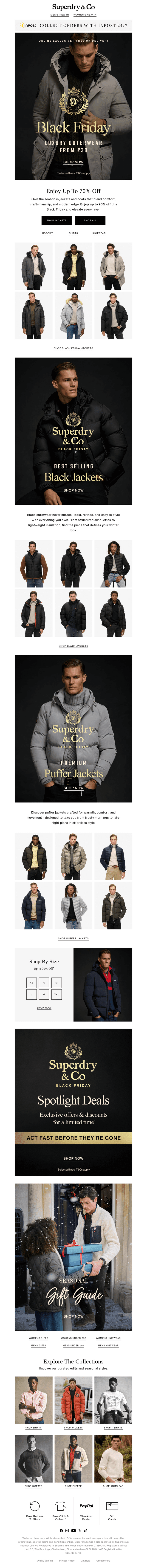 Selling Fast: Jackets from £30 | Black Friday