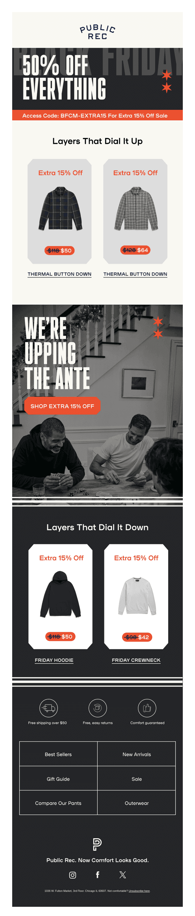 50% Off Everything Plus Your Extra 15% Off Sale Access Code